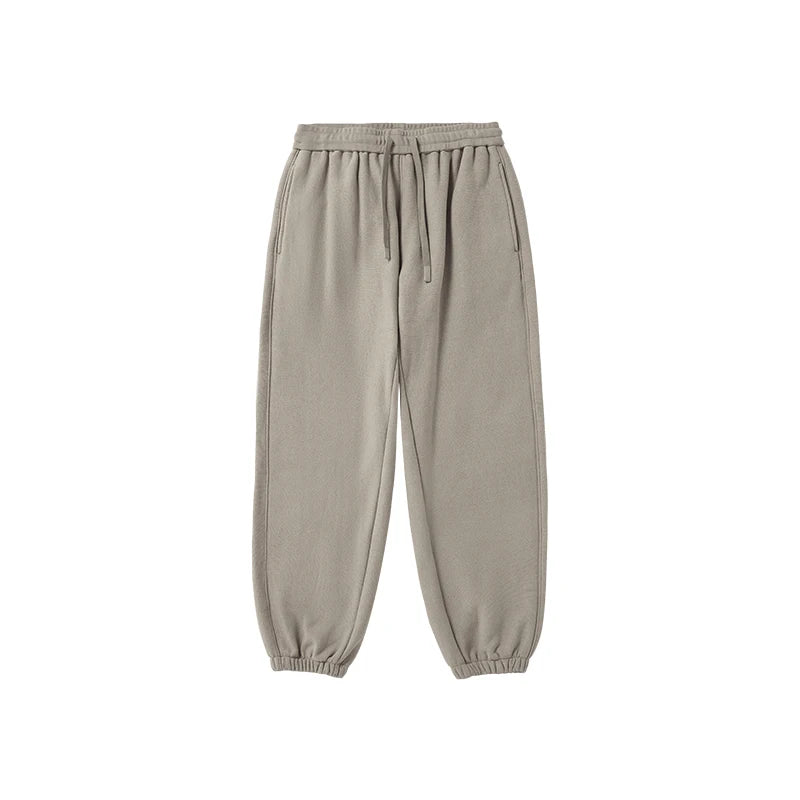Solid Classic Fleece Joggers Winter Pants