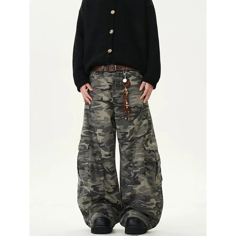 Vintage Faded Black High Waist Jeans