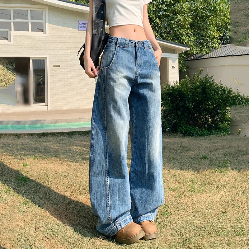 Vintage Wide Leg Baggy Jeans