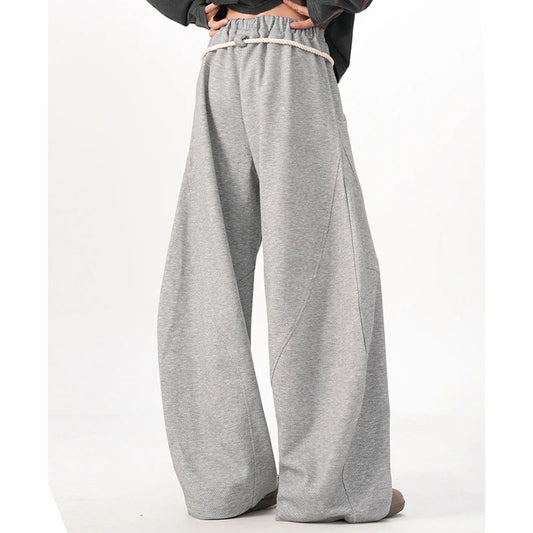 High Waist Wide Leg Lace Pants