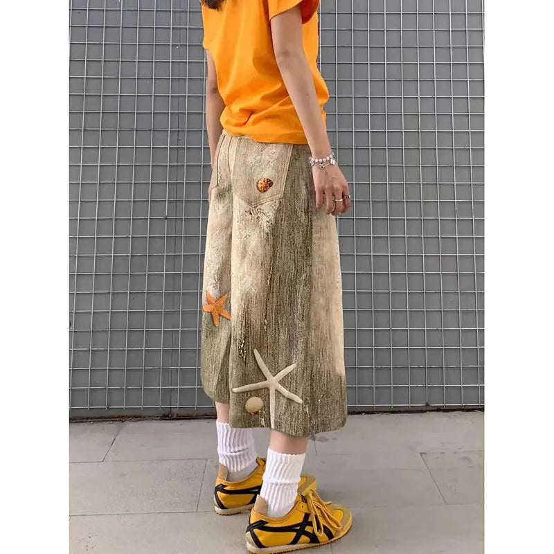 Vintage Khaki Cargo Women's Shorts