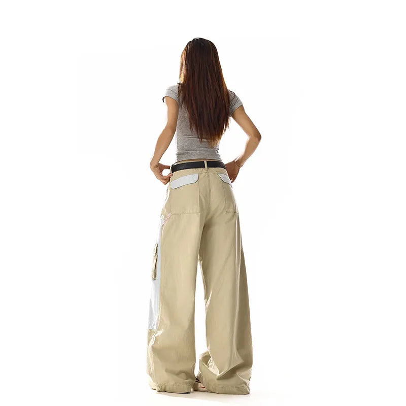 Popular Vintage Patchwork Wide Leg Jeans