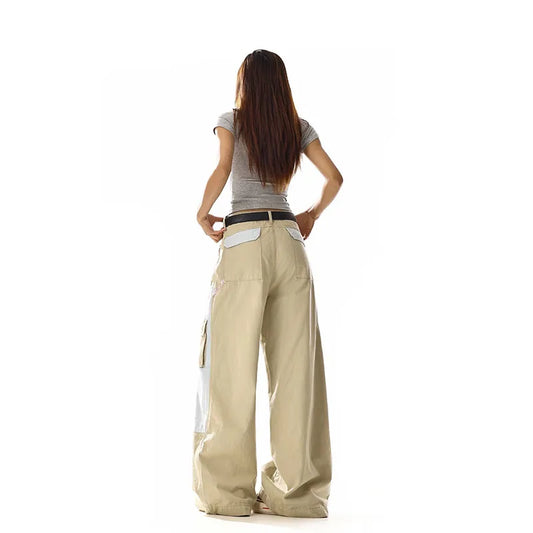 Popular Vintage Patchwork Wide Leg Jeans