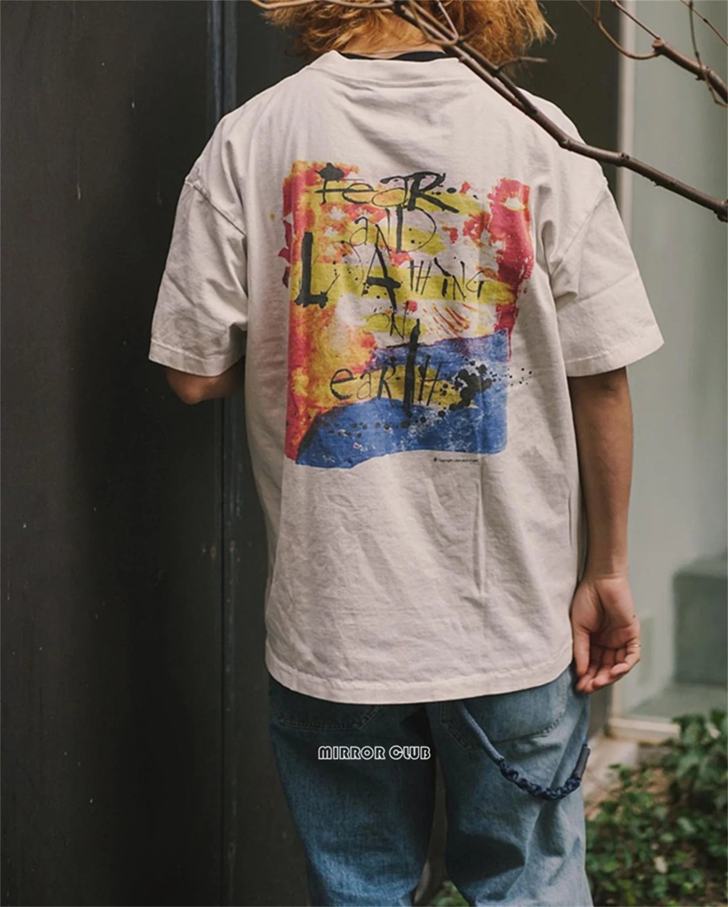 Retro Graffiti Print High Street T-Shirt