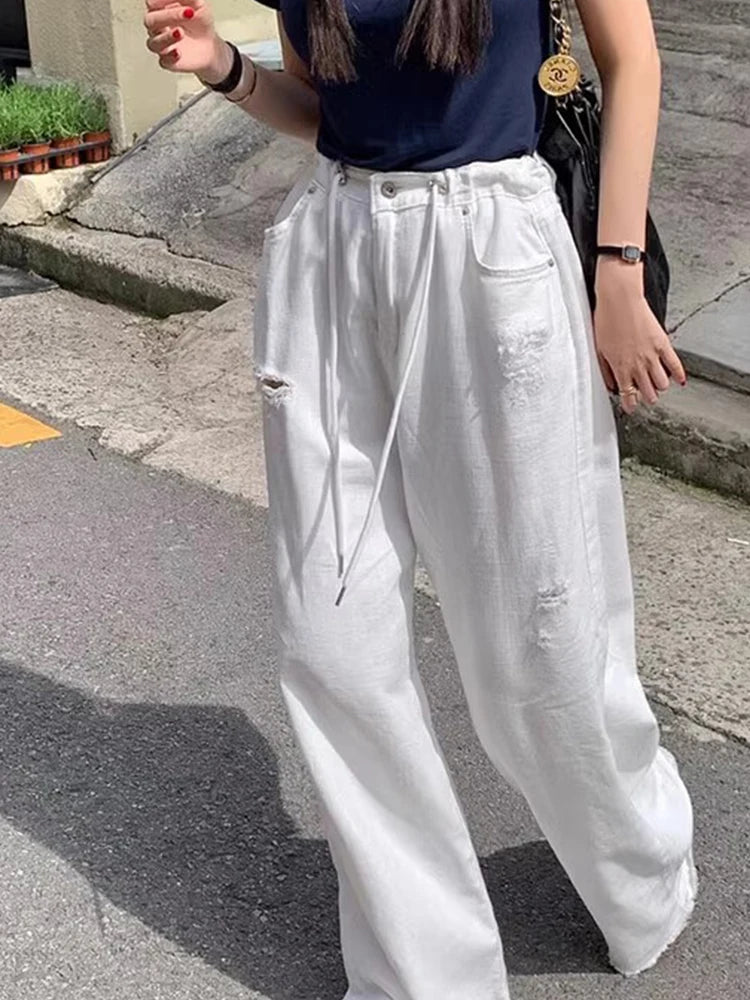 Vintage High Waist Loose Jeans