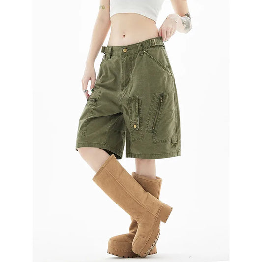 Vintage Oversized Baggy Cargo Shorts