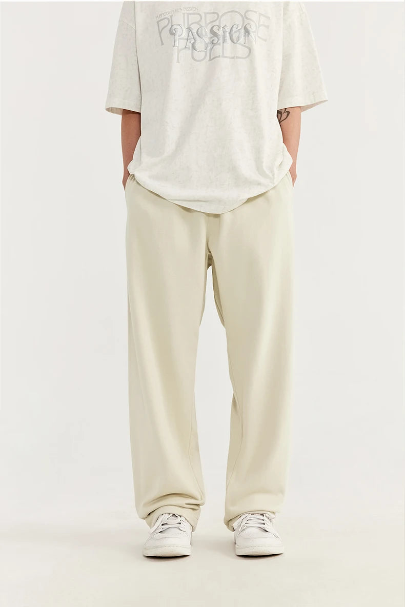 Trendy Loose Fit Heavyweight Straight Leg