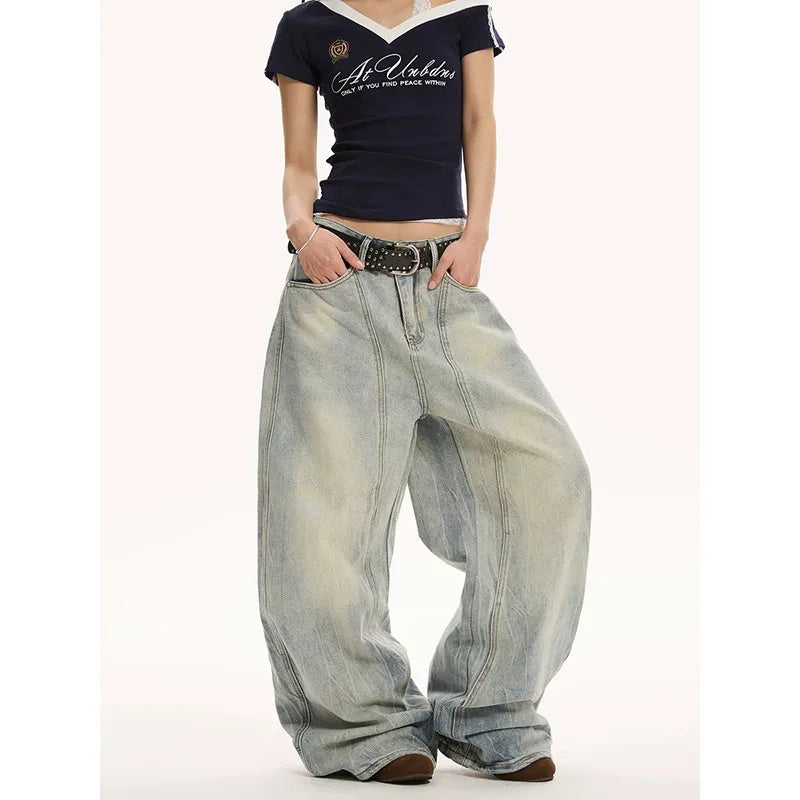 Blue Vintage Y2K Cargo Jeans