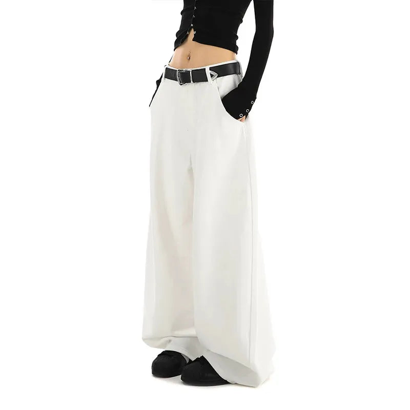 High Waist Wide Leg Mom Jeans