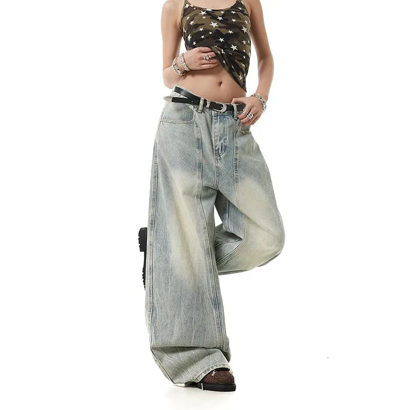 Blue Gradient Vintage High Waisted Jeans