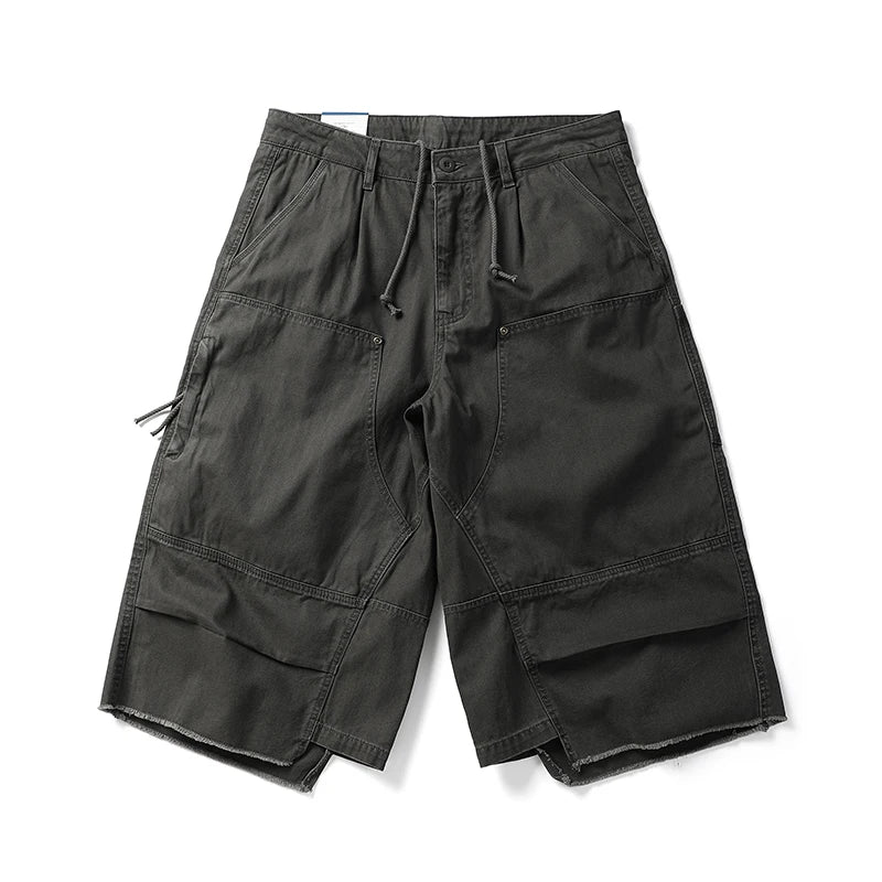 Vintage Loose Fit Cargo Jorts