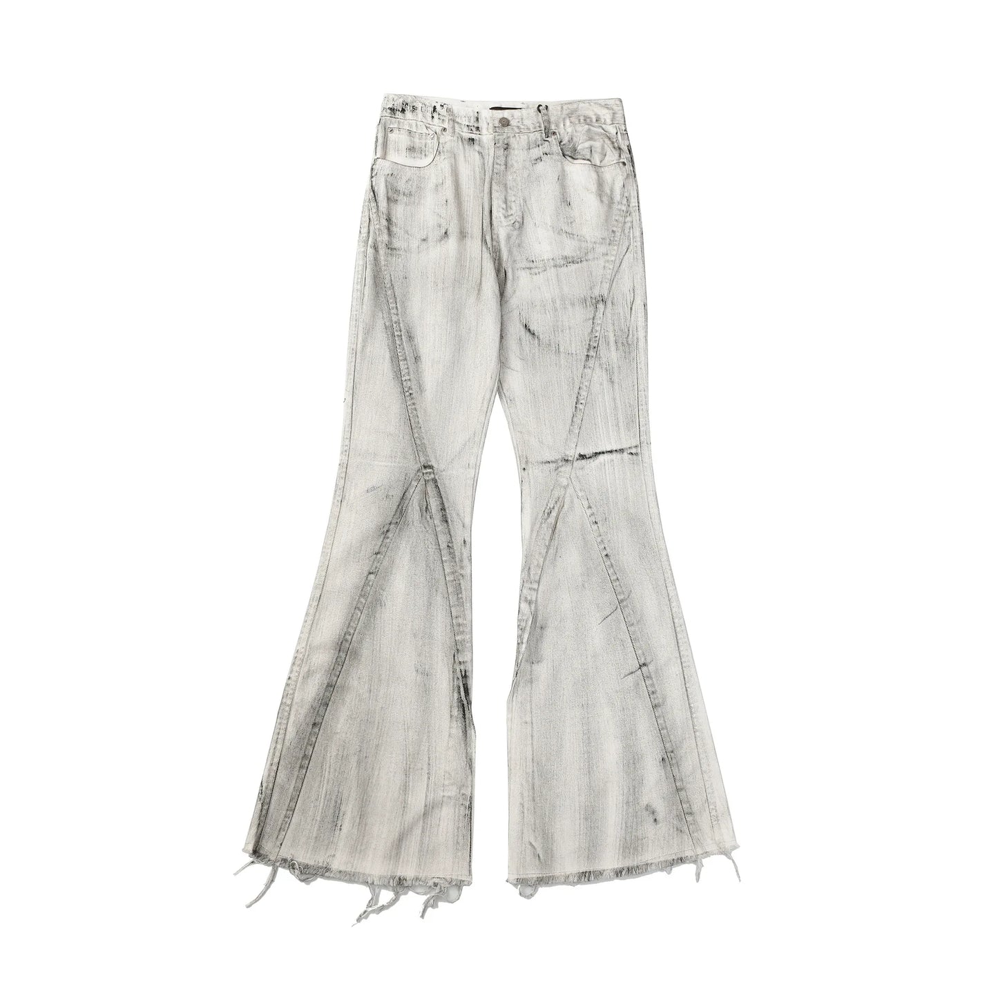 Vintage distressed flare jeans hip Jeans