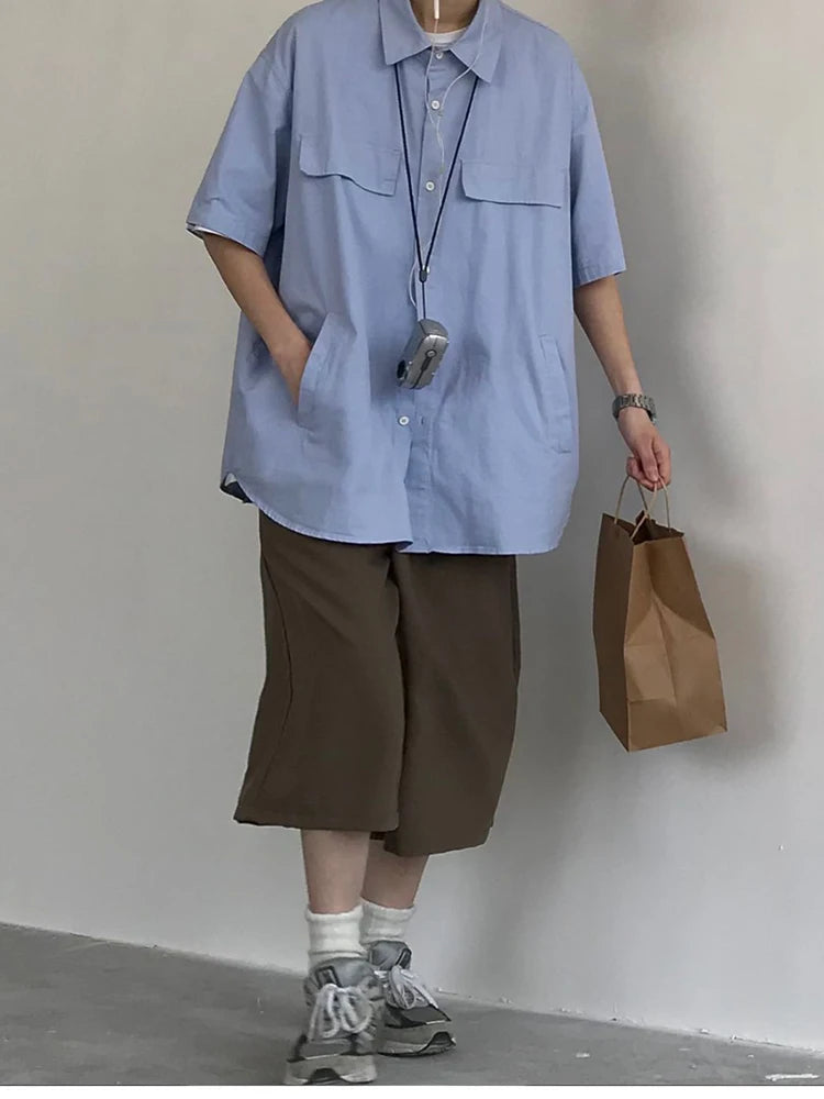 Soft Flowy Loose Casual Elastic Shorts
