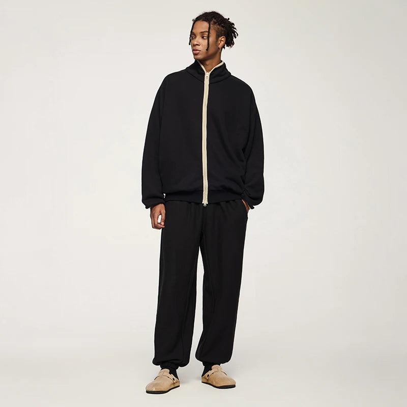 Solid Classic Fleece Joggers Winter Pants