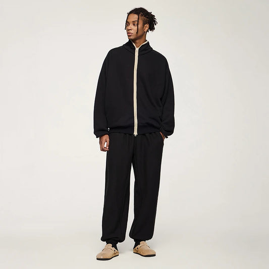 Solid Classic Fleece Joggers Winter Pants