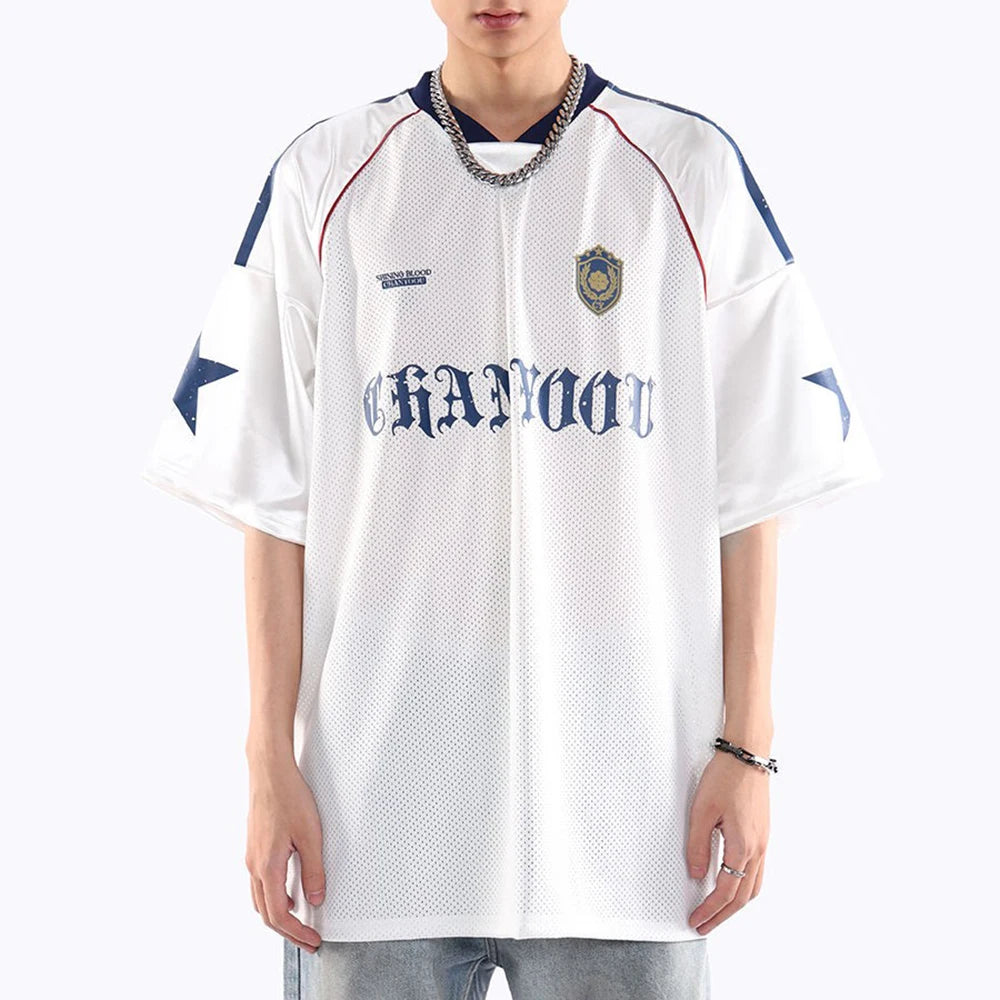 Breathable Retro Hip Hop Sports T-Shirt