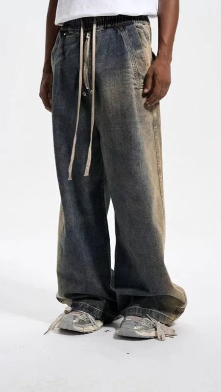 Retro Vintage High Waist Wide Jeans