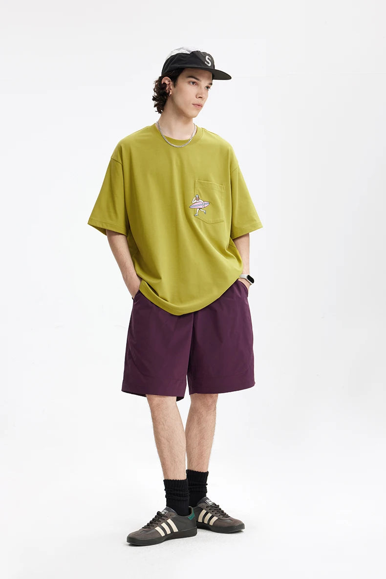 Cool Touch Quick Dry Embroidered T-Shirt