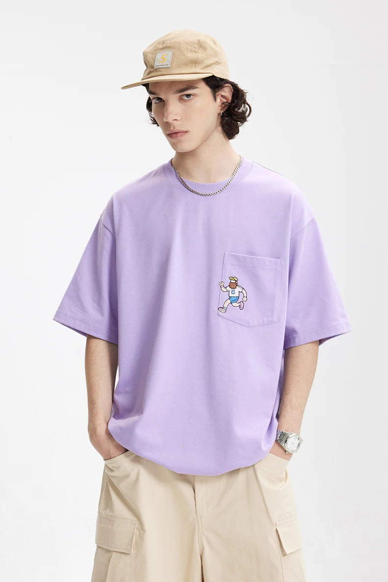 Cool Touch Quick Dry Embroidered T-Shirt