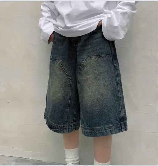 Baggy Vintage Denim Shorts