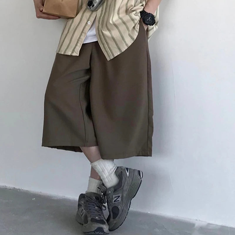 Soft Flowy Loose Casual Elastic Shorts
