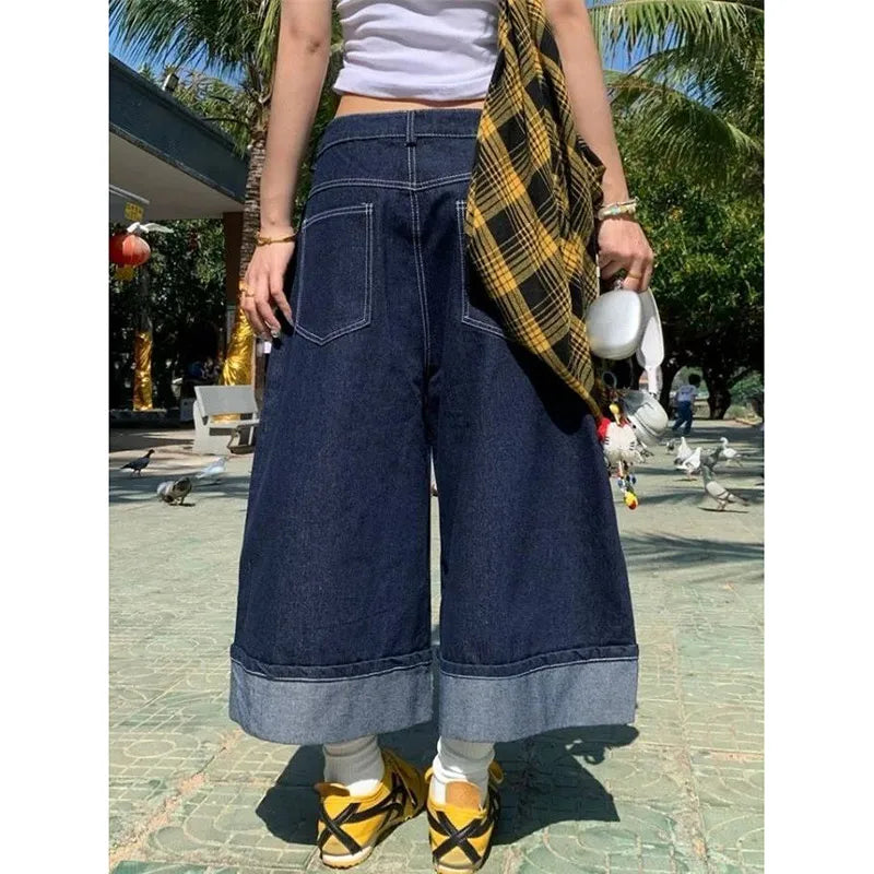 Faded Vintage Wide Leg Jorts