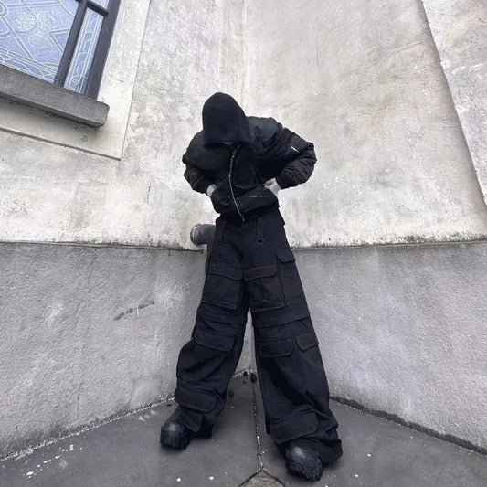 Retro Hip Hop Wide Leg Pants