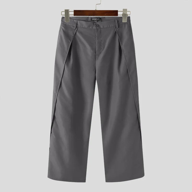 Solid Color Loose Korean Style Pants