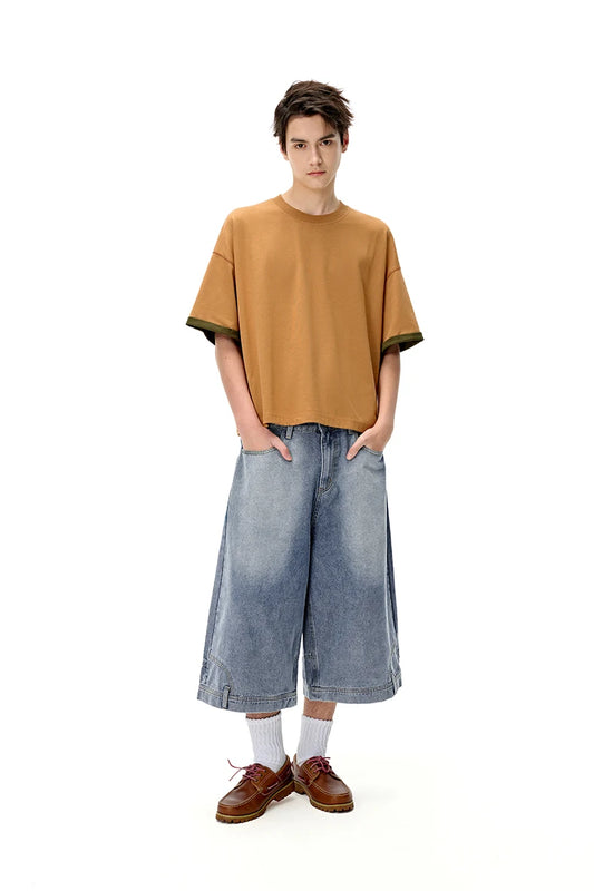 Denim Shorts Trendy Straight