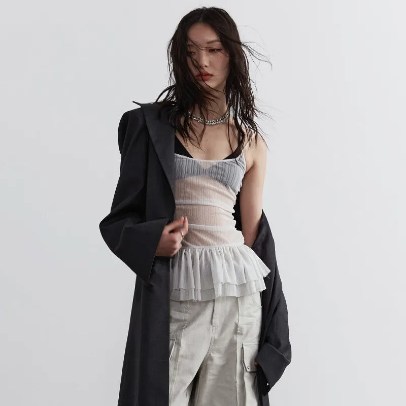 Dreamy Sheer Fairycore Cami Top