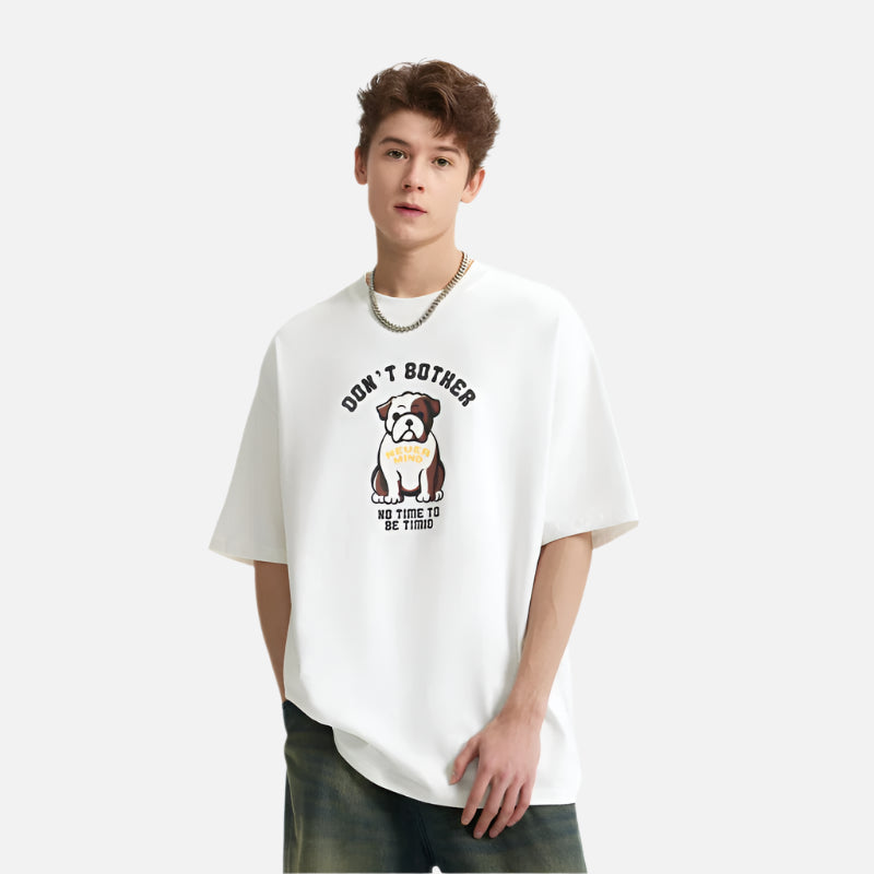 French Bulldog Fun Print Heavyweight T-Shirt