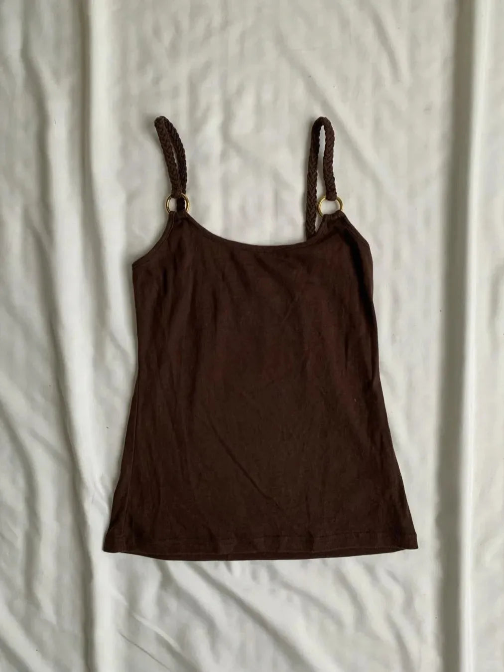 Vintage Sling Letter Print Crop T-Shirt