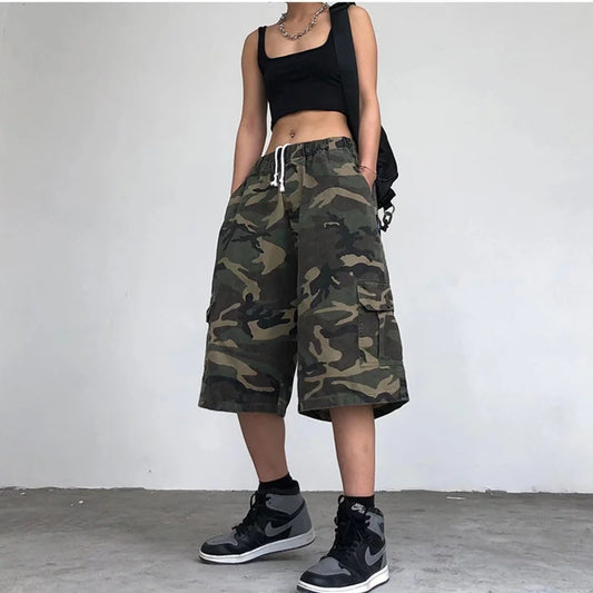 Camouflage Cargo shorts Vintage Y2K