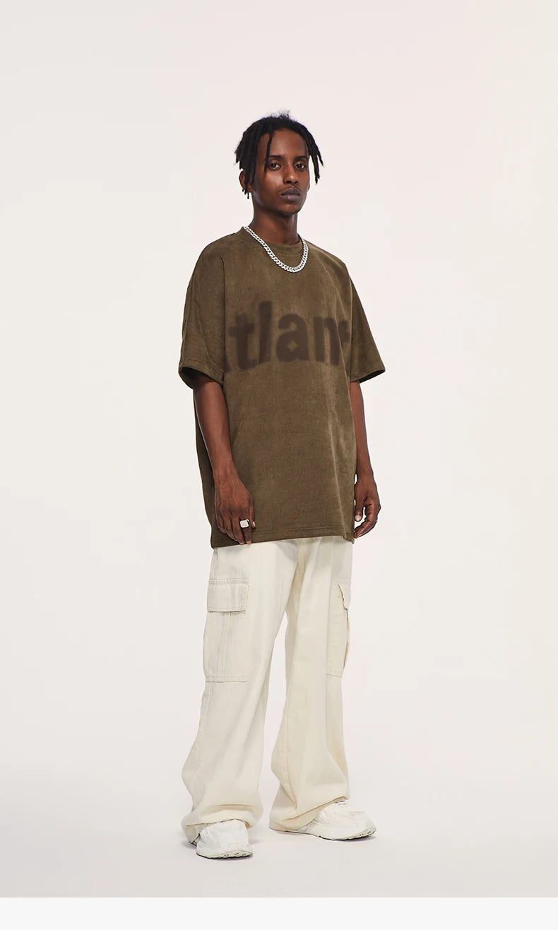High Street Inflation Oversized Faux T-Shirt