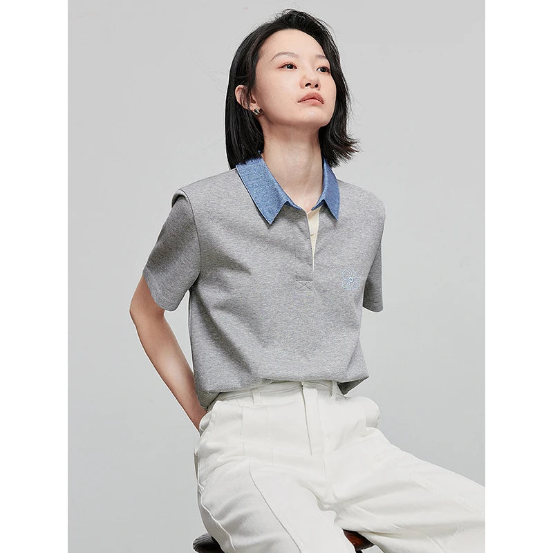 Chic Short Sleeve Spring T-Shirt