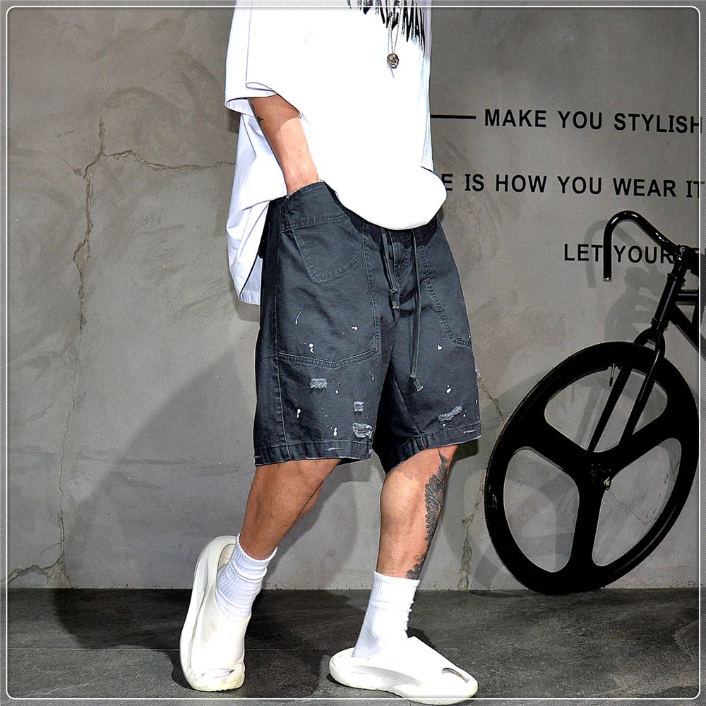 Army Green Cargo Shorts