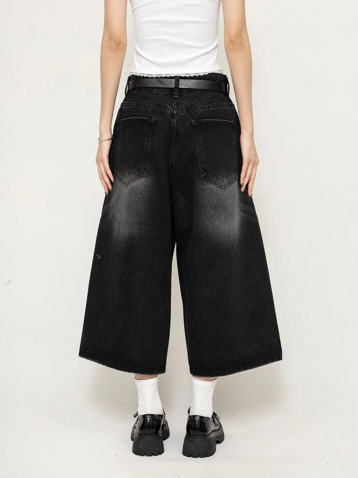 Vintage Loose Wide Leg Denim Jeans