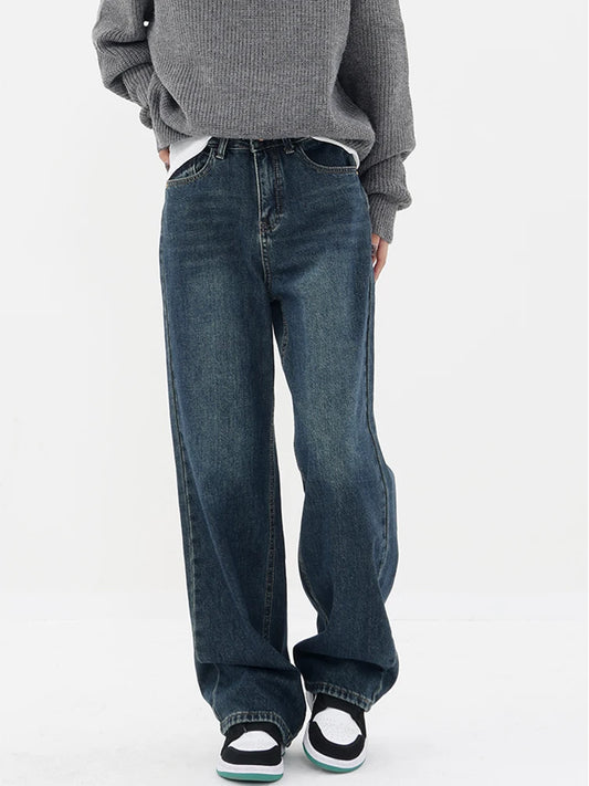 Vintage High-Waist Leg Jeans
