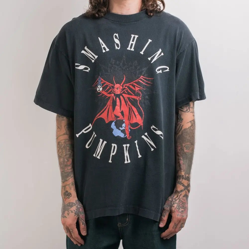 Black Cotton Smashing Pumpkins Mission T-Shirt