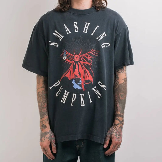 Black Cotton Smashing Pumpkins Mission T-Shirt