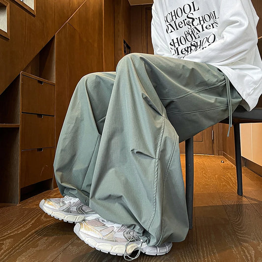 Extra Large Wide Leg Cargo Pants