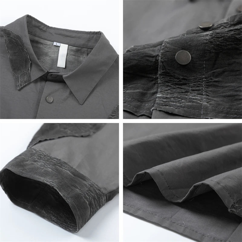 Luxury Stylish Patchwork Blouse Trend Shirt
