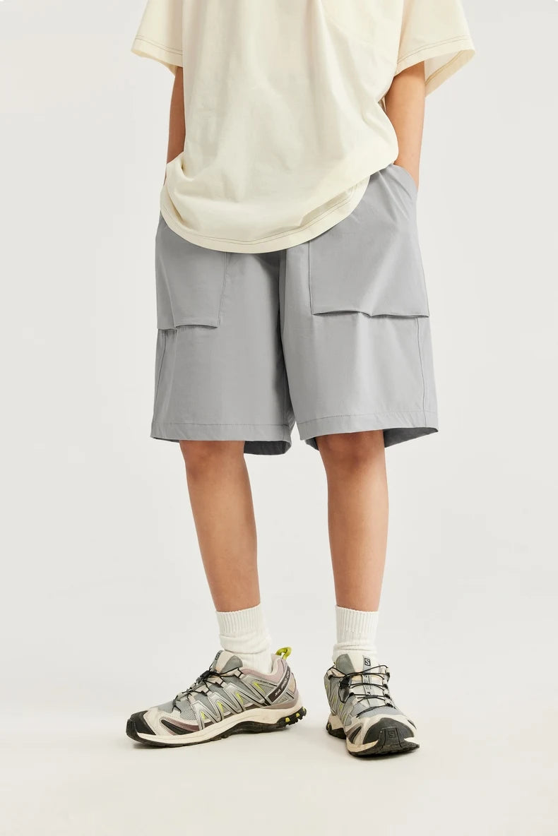 Breathable Lightweight Elastic Cargo Shorts