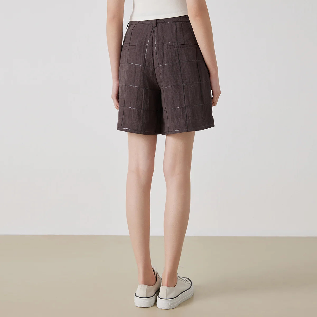 Breathable Pure Linen Summer Shorts