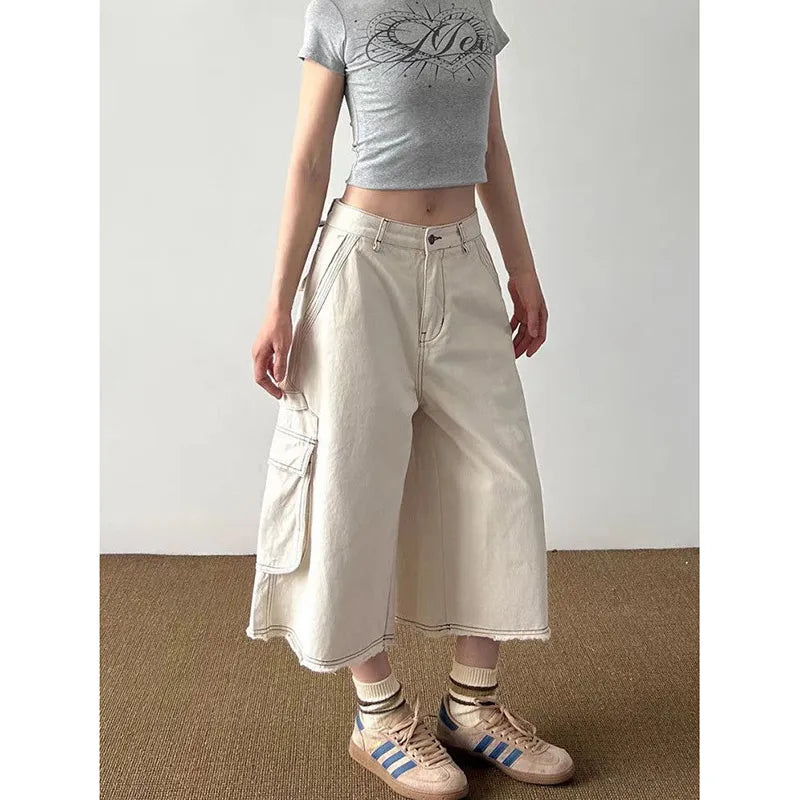 Vintage Baggy Cargo Jeans Denim Jeans