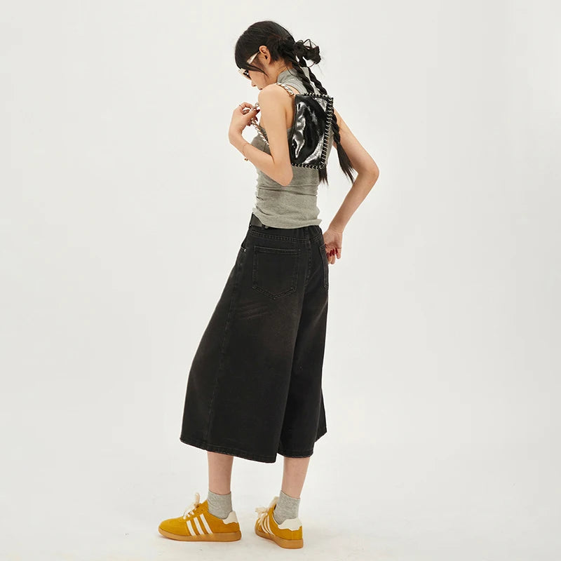 Vintage High Rise Blue Wash Jeans