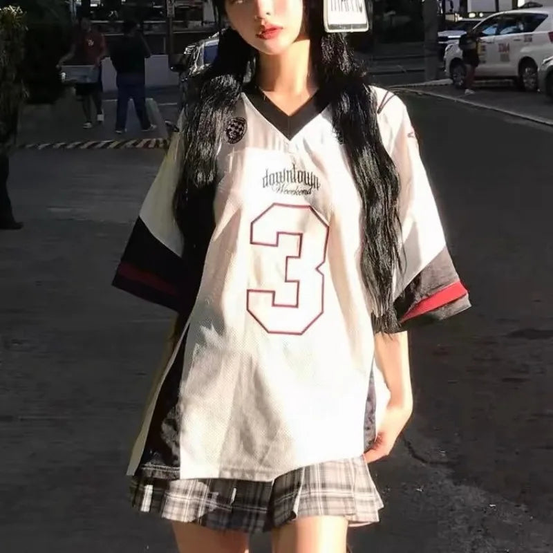 Retro Silver Jersey Number 3 T-Shirt