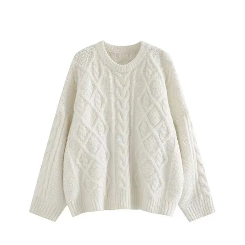 Cozy Knitted Sweater Autumn Winter