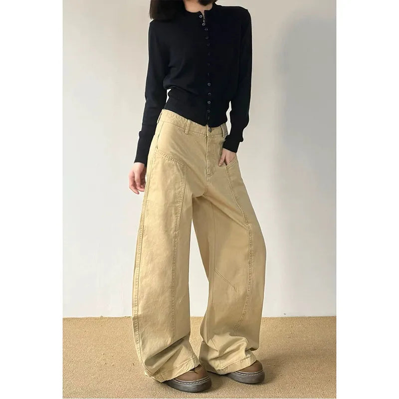 Classic High Waist Wide Leg Jeans