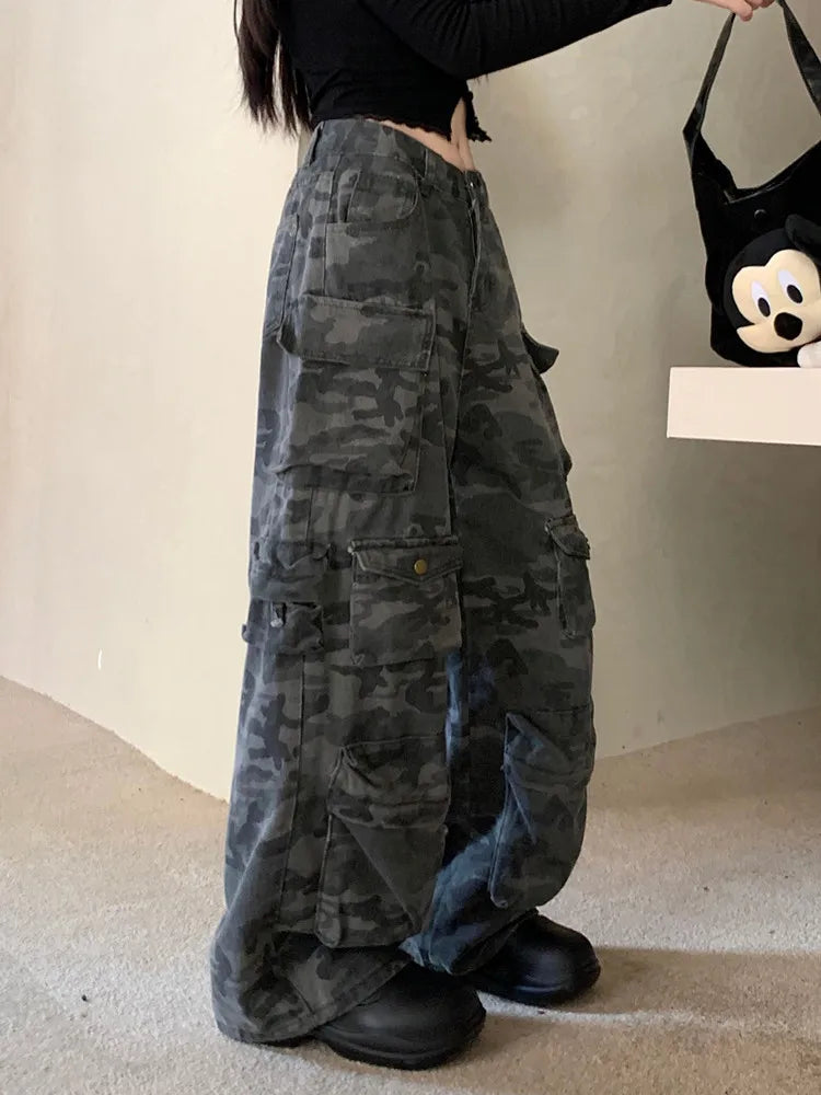 Trashy Y2K Camo Cargo Pants